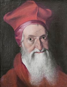 Portret kardynała Domenico Morone autorstwa Scipione (1550 98) Pulzone