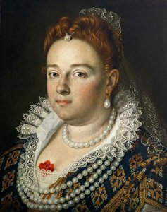 Portret Bianca Cappello 1548-1587, wielka księżna Toskanii, 1585-1586