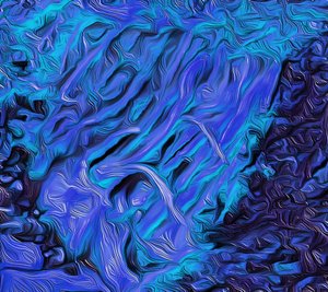 Powódź, 2021 (cyfrowo) autorstwa Scott J. Davis