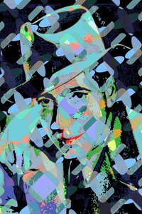 Humphrey Bogart (cyfrowy) autorstwa Scott J. Davis