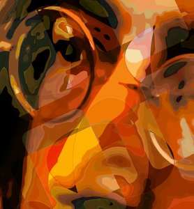 Oko Johna Lennona, 2012 (cyfrowe) autorstwa Scott J. Davis