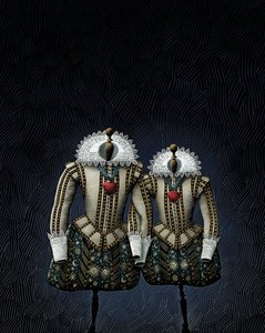 Twelfth Night, 2009 (scratchboard, pokolorowany cyfrowo) autorstwa Scott McKowen