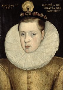 Portret Jakuba VI ze Szkocji, później Jakuba I z Anglii (1566-1625) 1586