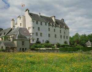 Widok na dom Traquair autorstwa Scottish School