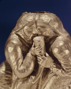 Tablica przedstawiająca dwóch Scytów pijących napój (złoto) (detal 343170) autorstwa Scythian
