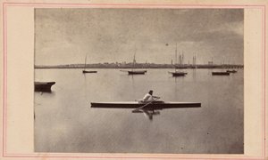Wioślarz, lata sześćdziesiąte XIX wieku (zdjęcie) autorstwa Seaver Jr. Chandler
