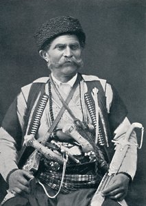 Czarnogórca, 1912 autorstwa Sebah