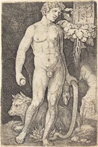 Adam Stojący autorstwa Sebald Beham