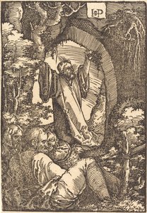 Chrystus na Górze Oliwnej autorstwa Sebald Beham
