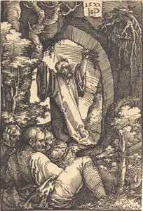 Chrystus na Górze Oliwnej autorstwa Sebald Beham