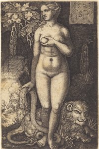 Ewa stojąca autorstwa Sebald Beham
