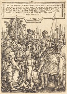 Wyrok Trajana autorstwa Sebald Beham
