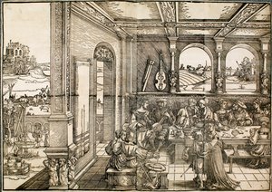 Syn marnotrawny, XVI wiek autorstwa Sebald Beham