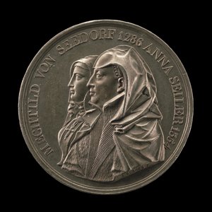 Mechtild von Seedorf i Anna Seiler [awers], 1818. autorstwa Sebastian Burger