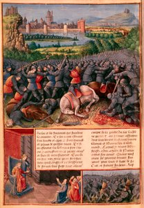 Sceny z I krucjaty, 1096-1099 c1490 autorstwa Sebastian Marmoret