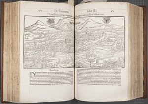 Kosmografia, Fol 470-471, 1544 autorstwa Sebastian Munster