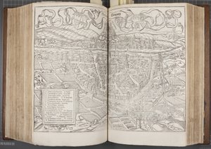 Kosmografia, Fol 662-663, 1544 autorstwa Sebastian Munster