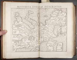 Europa, z Kosmografii, 1544