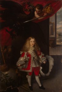 Portret Karola II z Hiszpanii jako dziecko, 1667-1670 autorstwa Sebastian de Herrera Barnuevo