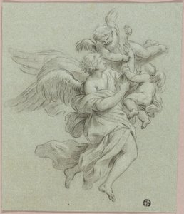 Anioł z Putti autorstwa Sebastiano Conca