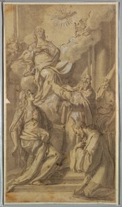 Madonna i święci autorstwa Sebastiano Conca