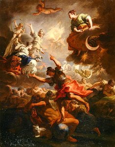 Alegoria Toskanii, ok. 1706 (olej na płótnie) autorstwa Sebastiano Ricci