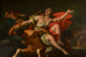 Gwałt na Deineira autorstwa Sebastiano Ricci