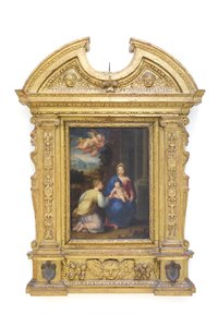 Ślub św. Katarzyny (obraz) autorstwa Sebastiano called Bastianino Filippi