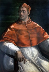 Portret Klemensa VII (Jules de Medici) (1478-1534). Obraz Sebastiano del Piombo. Galerie Neapol, Capodimonte. autorstwa Sebastiano del (c.1485 1547) Piombo