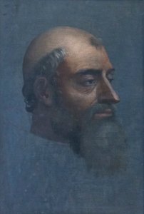 Portret Klemensa VII z brodą autorstwa Sebastiano del (c.1485-1547) Piombo