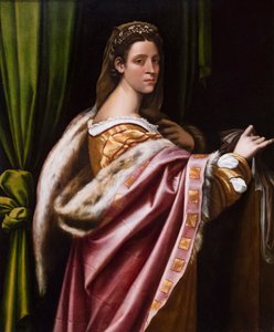 Portret damy, połowa lat 20. XV wieku (olej na drewnie) autorstwa Sebastiano del (c.1485 1547) Piombo