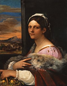 Portret młodej rzymskiej kobiety autorstwa Sebastiano del Piombo