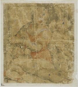 Dziewica z Dzieciątkiem i aniołem autorstwa Sebastiano del Piombo