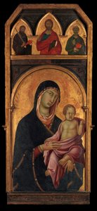 Madonna z Dzieciątkiem, ca. 1320. autorstwa Segna di Buonaventura