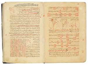 Kompendium traktatów o astronomii i matematyce autorstwa Nasira Al-Dina Muhammada bin Al-Hasana Al-Tusiego autorstwa Seljuq Dynasty