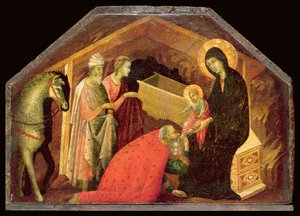 Pokłon Trzech Króli autorstwa Seminary Madonna Master