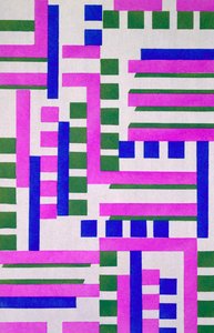 Projekt z „Nouvelles Compositions Decoratives”, koniec lat 20. (odbitka w pochoirze)