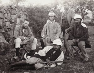 Grupa odkrywców, Dystrykt Judea, Palestyna, 1867