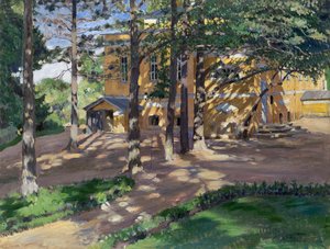 Posiadłość Savva Mamontovs Abramtsevo autorstwa Sergei Arsenevich Vinogradov