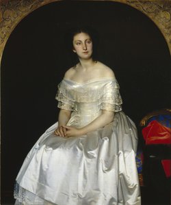 Portret księżnej Marii Wasiljewnej Woroncowej 1819-1894, 1851 autorstwa Sergei Konstantinovich Zaryanko