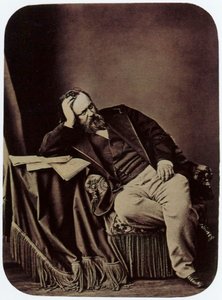 Aleksander Hercen, rosyjski pisarz i myśliciel, 1861 autorstwa Sergei Lvovich Levitsky