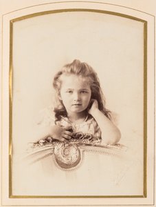 Tatiana Nikołajewna de Russie (1897-1918) - wielka księżna Tatiana Rosji, autorstwa Lewickiego, Siergieja Lwowicza (1819-1898). Zdjęcie albuminy