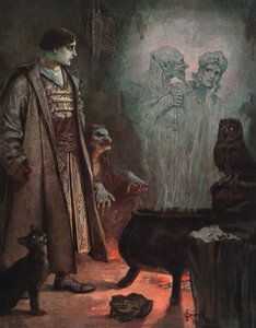 Wróżbita, ok. 1900 r. (pocztówka) autorstwa Sergei Sergeevich Solomko