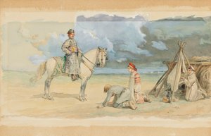Przybycie bojara. autorstwa Sergei Sergeyevich Solomko