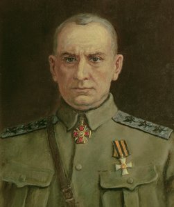 Najwyższy Władca i admirał rosyjski A. Kołczak (1874-1920) (olej na płótnie) autorstwa Sergei Varlenovich Pen