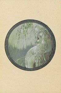 Rusałka. Ilustracja do wiersza Rusłan i Ludmiła A. Puszkina, 1921-1926.