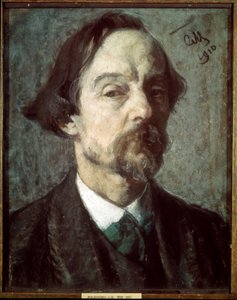 Autoportret. Praca Siergieja Wasiljewicza Maliutina (Sergieja Maliutina) (1859-1937), pastel na papierze