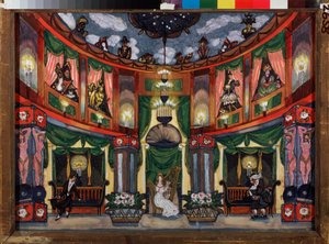 Dekoracja przygotowawcza do opery „Les contes d