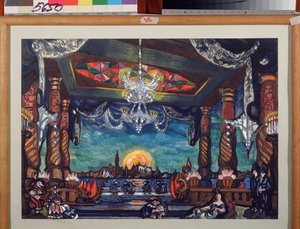 Dekoracja przygotowawcza do opery „Les contes d