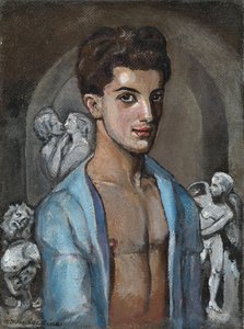 Portret choreografa i baletnicy Léonide Massine 1896-1979